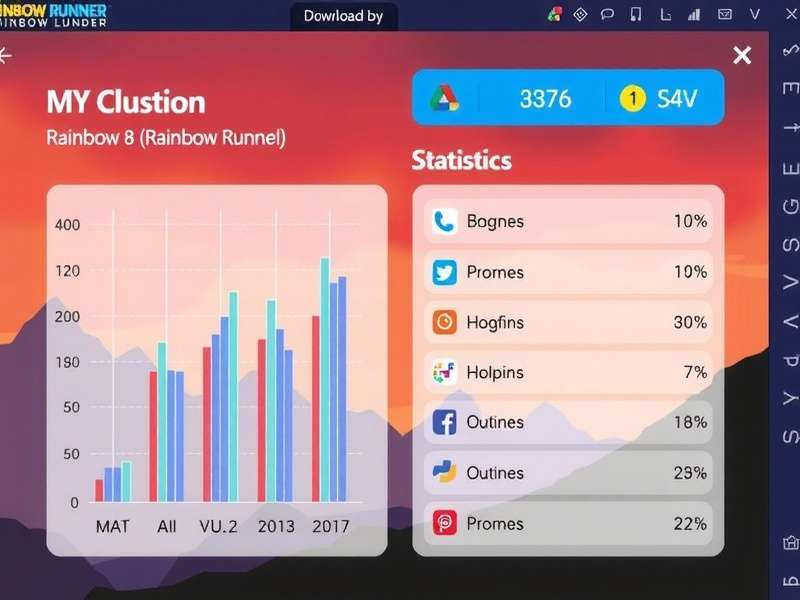 Rainbow Runner Download Statistics